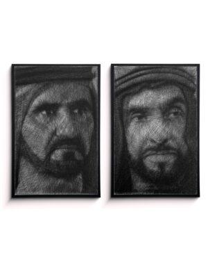 Sheikh Zayed bin Sultan & Sheikh Mohammed bin Rashid